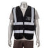 Class 2 3.8oz. Knitted Double Band Reflective Safety Vest | Safety black